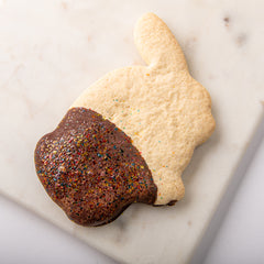 Allergen Friendly Chocolate Dipped Bunny Vegan