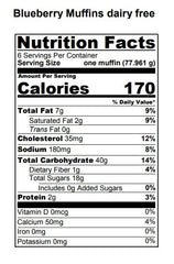 6 pk. Nut and Gluten Free Muffins