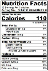 6 pk Buttermilk Biscuits