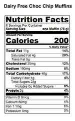 6 pk. Nut and Gluten Free Muffins