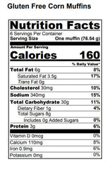 6 pk. Nut and Gluten Free Muffins