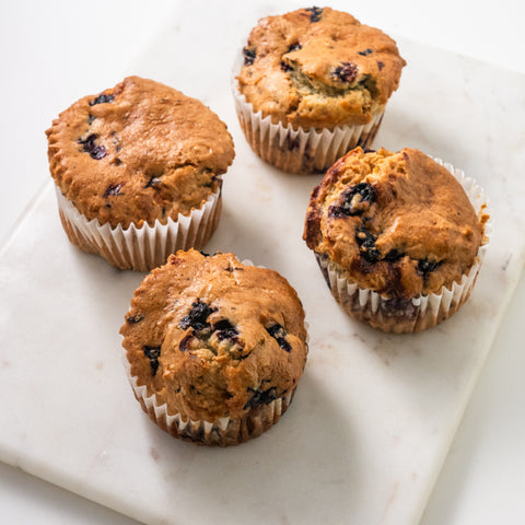 4 Pack Vegan Blueberry Muffins