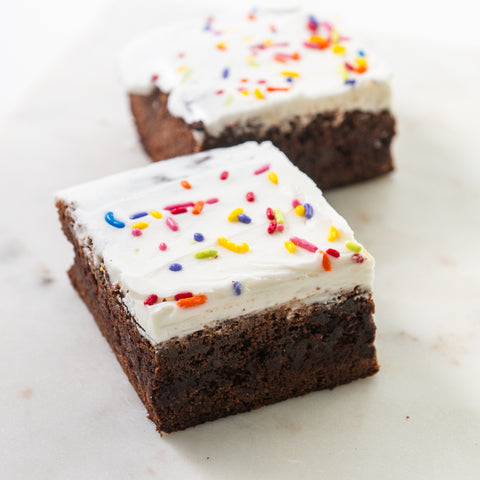 2  Allergen Friendly  Party Brownies