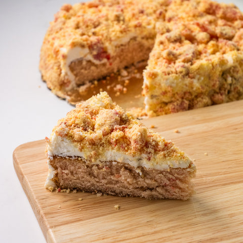 8 inch Strawberry Crunch Cake
