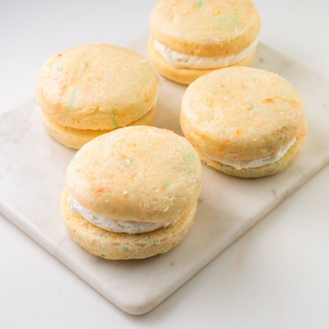 4 Pack Allergen Friendly  Funfetti  Whoopie Pie  ( Plant Based )