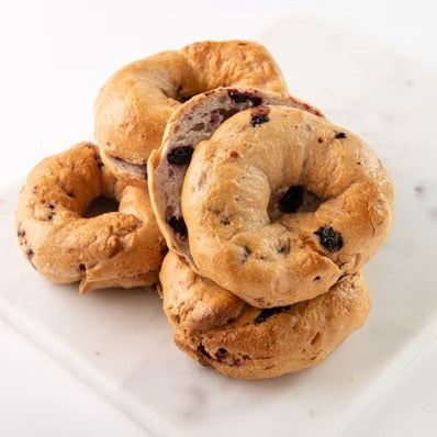 Allergen Friendly Blueberry Bagels